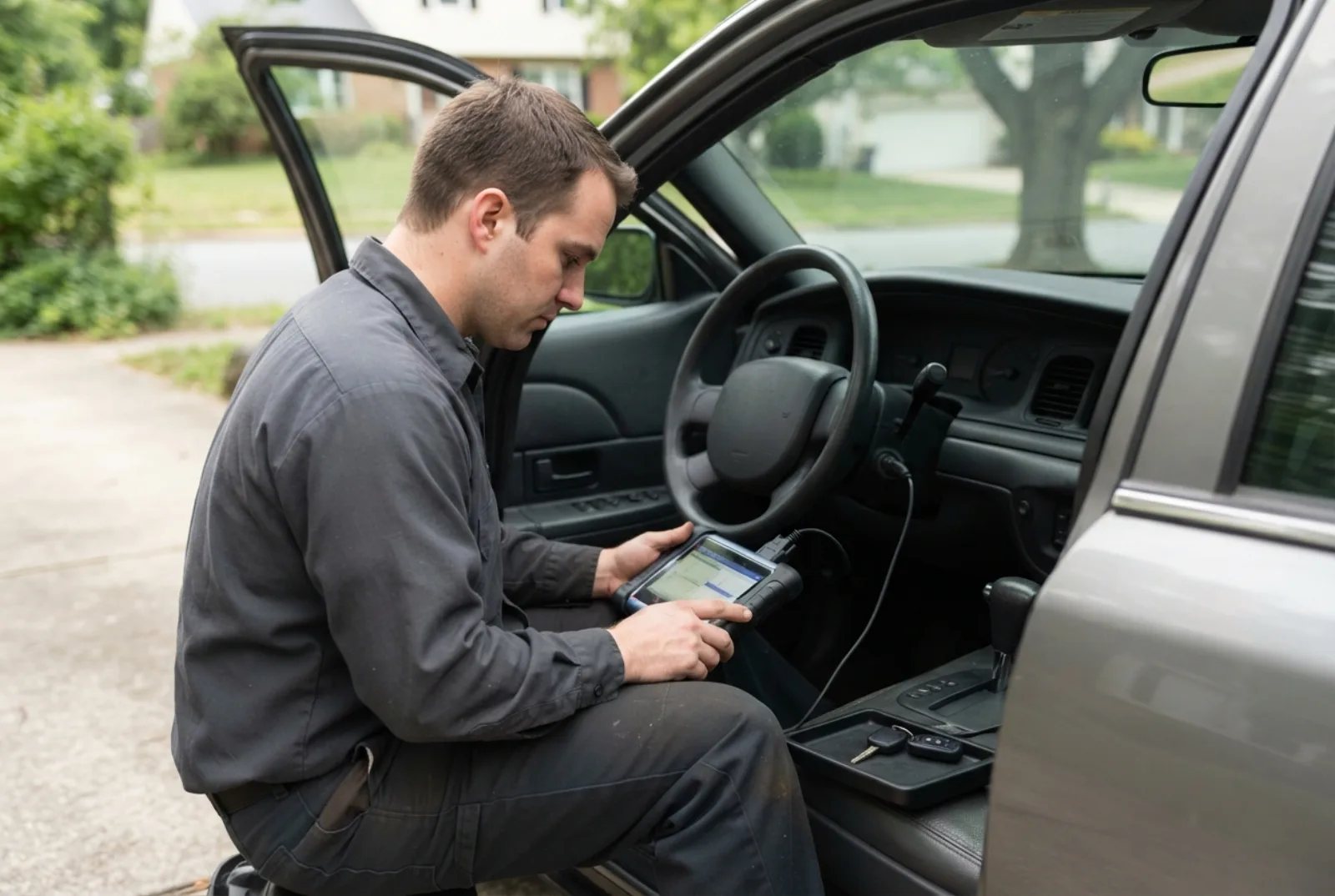 Car key programming in Rockville: pairing a new key at the driver seat
