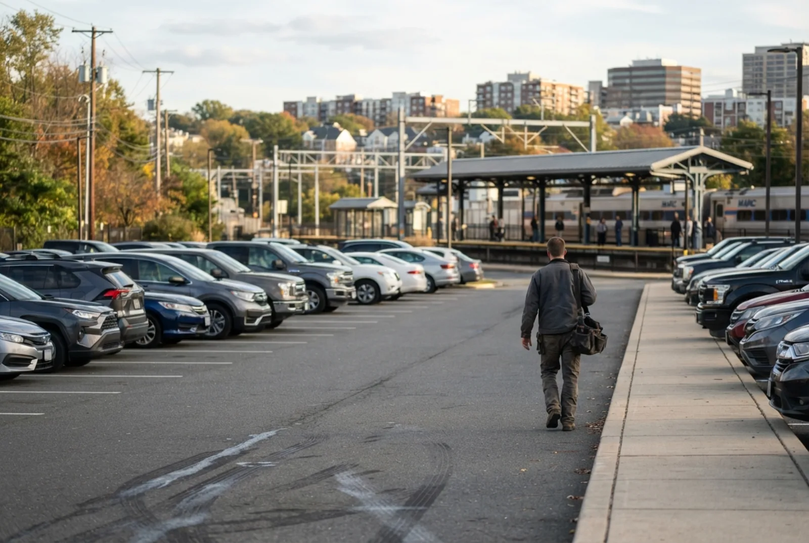 Locked out of your car in Rockville: a commuter parking lot near the Metro
